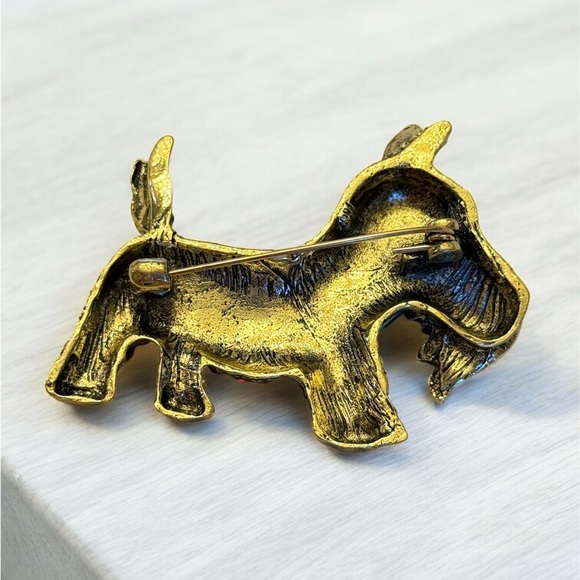 Scotty Dog Brooch - Picture 3 of 3